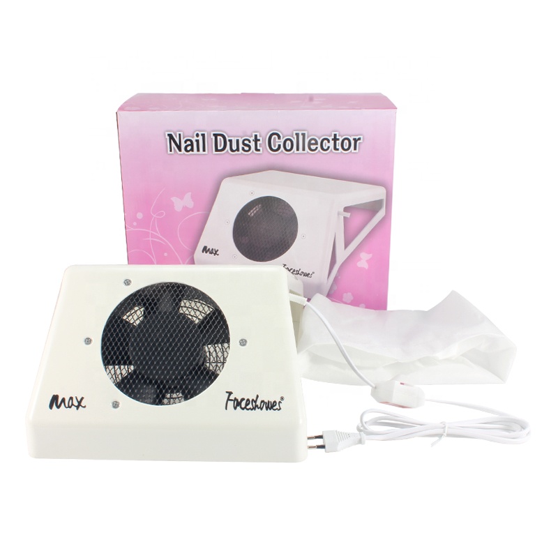 Custom brand New fashionable nail cleaner machine vacuum 60w nail dust collector  FX-19