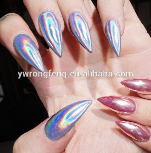 Wholesale best quality holographic nail powder acrylic with Colorful colours