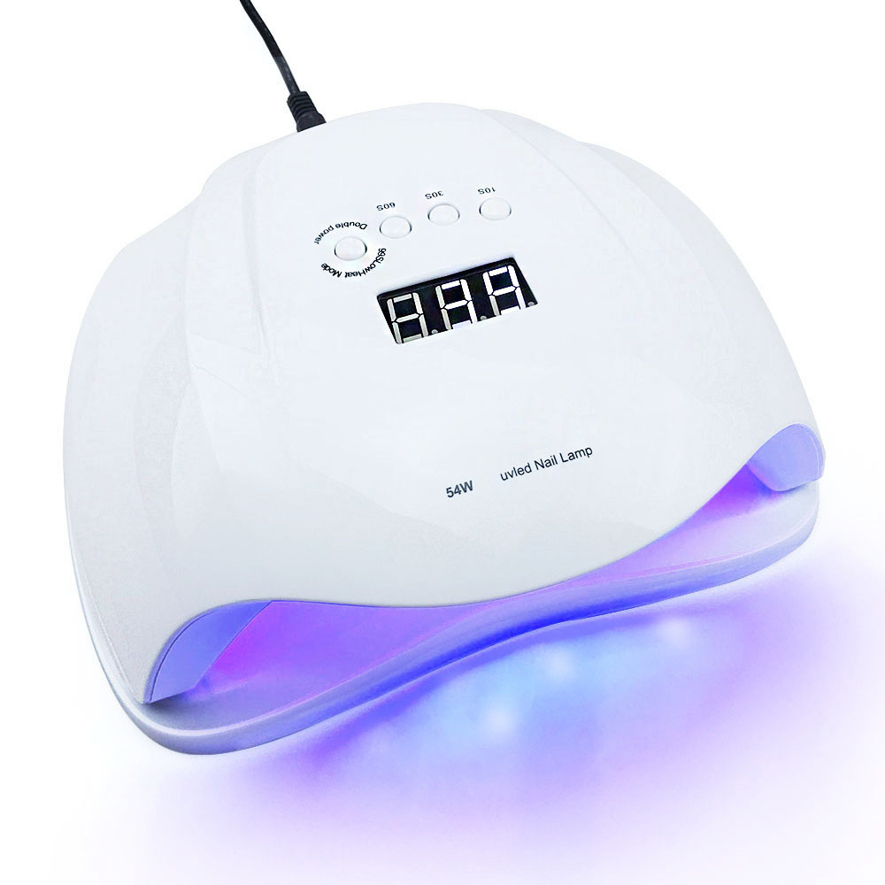 Faceshowes X 54w Powerful Nail Dryer Uv Led Fast Curing Nail Lamp for Gel Nail FD-160A